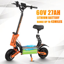 Load image into Gallery viewer, Electric Scooter,5600W Dual Motors Scooter,46 MPH Folding Commuting Electric Scooter Adults with Dual Braking & Shock Absorption