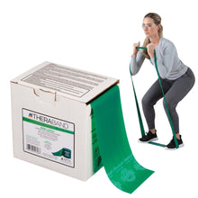 Load image into Gallery viewer, THERABAND Resistance Band 50 Yard Roll, Heavy Green Non-Latex Professional Elastic Bands