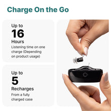 Load image into Gallery viewer, EARGO Eargo SE Self-Fitting FDA-Cleared OTC Adult Hearing Aids - Onyx