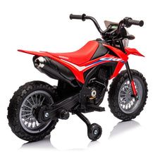 Load image into Gallery viewer, Kids Ride on Motorcycle, Electric Battery Powered Rechargeable Motorbike 6V Licensed Honda Kids Car, Red
