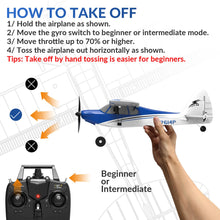 Load image into Gallery viewer, RC Plane Sport Cub 500 S2 RC Airplane RTF 4 CH Remote Control Airplane with Gyro Stabilization System