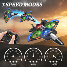 Load image into Gallery viewer, RC Planes for Kids Adults 8-16, RC Airplane Fighter Jet with Light, 360° Flip Fighter Jet Toys