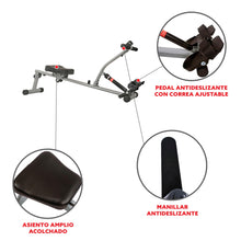 Load image into Gallery viewer, Sunny Health & Fitness Classic Rowing Machine - Grey/Black