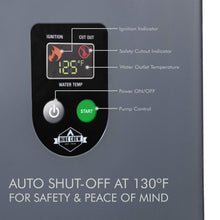 Load image into Gallery viewer, Hike Crew Portable Propane Tankless Water Heater & Shower, LCD, Gray