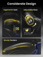 Load image into Gallery viewer, Electric Bike for Adults, 750W Peak Brushless Motor, up to 40Miles, 22mph Max Speed Electric Mountain Bike