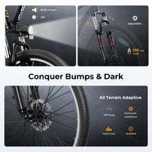 Load image into Gallery viewer, Electric Bike for Adults with Peak 500W Brushless Motor, 40Miles 20MPH Commuting Electric Mountain Bike with 360Wh Removable Battery