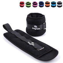 Load image into Gallery viewer, Ankle Weights, Wrist Arm Leg Weights 6 LBS x 2 - (Black)