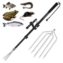 Load image into Gallery viewer, SANLIKE 4ft Fishing Harpoon Spear Gaff Gig, Frog Flounder Fork Hook, Grey