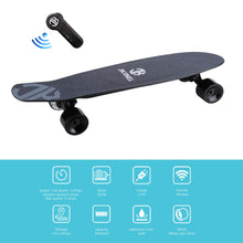 Load image into Gallery viewer, Electric Skateboard Electric Longboard with Remote Control Electric Skateboard,350W Hub-Motor,12.4 MPH Top Speed,5.2 Miles Range