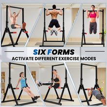 Load image into Gallery viewer, DOBESTS Power Tower Pull Up Bar Free Standing - Black Style 2