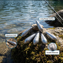 Load image into Gallery viewer, MLYLM Teardrop Drop Shot Sinkers, Lead Fishing Weights, Bass Catfish Surf