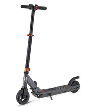 Load image into Gallery viewer, Electric Kids Scooter, Boys & Girls Ages 13+, Max Rider Weight Up to 175lbs, Top Speed of 15.5MPH, Kickstand, Grey/Orange