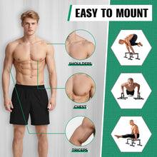 Load image into Gallery viewer, High Parallettes Bars & Dip Bar With Full-Cover Foam Grips, No Wobbling Calisthenics Equipment For Handstand