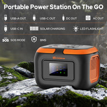 Load image into Gallery viewer, Portable Power Station 120W, 110V Power Bank with DC AC Outlet