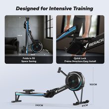 Load image into Gallery viewer, MERACH Rowing Machines for Home - Black