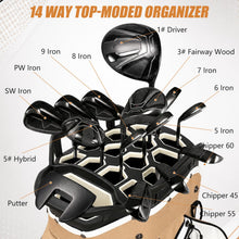 Load image into Gallery viewer, XDriveMax 14-Way Golf Cart Bag, Silent Lock Top & Full Length Dividers