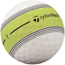Load image into Gallery viewer, TaylorMade Tour Response Golf Balls, Yellow Stripe, 1 Dozen