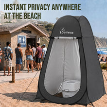 Load image into Gallery viewer, WolfWise Pop Up Shower Tent for Camping Essentials, Compact & Lightweight