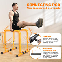 Load image into Gallery viewer, RELIFE REBUILD YOUR LIFE Dip Bars & Dip Station (Yellow)