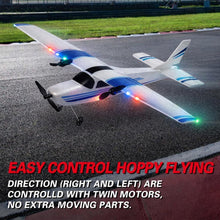 Load image into Gallery viewer, MATHSLICE RC Airplane,RC Plane, 2.4GHz 2 Channels RTF RC Aircraft