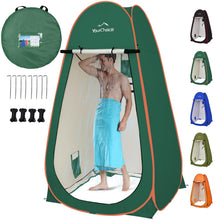 Load image into Gallery viewer, Your Choice Pop-Up Shower Tent, 47.2"Wx82.7"H Changing Tent - Dark Green