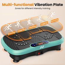 Load image into Gallery viewer, AXV Vibration Plate Fitness Platform Exercise Machine Vibrating Shaking Full Body Shaker Workout Vibrate Stand Shake Board Sport for Weight Loss Fat Burner for Gym Home Office