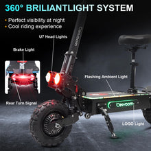Load image into Gallery viewer, Electric Scooter for Adults Up to 45±5MPH,60V27AH Lithium Battery Foldable Kick Scooter Up to 52 Miles Travel Range,5600W 11" Vacuum