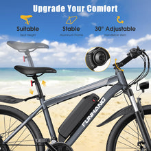 Load image into Gallery viewer, Electric Bike for Adults, Peak 1000W Ebike, 50Miles 21.7MPH Adult Electric Bicycles, 26" Electric Mountain Bike 48V 374.4WH Battery