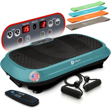 Load image into Gallery viewer, Lifepro Waver Vibration Plate Exercise Machine – High-Intensity Vibration Plate for Lymphatic Drainage – Full-Body Workout Vibrating Platform with Loop Bands – Fitness Equipment for Strength & Toning
