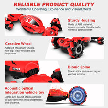 Load image into Gallery viewer, RC Car Toys for Boys Girls 6-12, Birthday Xmas Gifts for 6 7 8 9 10 11 12 Years Old, Gesture Sensing RC Stunt Car with Lights