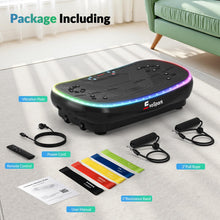 Load image into Gallery viewer, Vibration Plate Exercise Machine for Lymphatic Drainage, 4D Full Body Workout Vibrate Fitness Platform, 199 Adjustable Speeds, 3 Motors Power Vibration Plate for Weight Loss & Fitness, Max Load 550 lb
