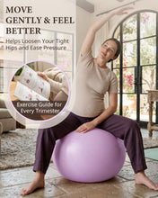 Load image into Gallery viewer, Trideer Pregnancy Birthing Ball, 1.7mm Extra Thick Yoga Ball for Maternity,1000LB Anti-Burst Non-Slip Stability Ball