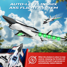 Load image into Gallery viewer, Future RC Plane 4 Channel Remote Control Jet Hobby Airplane with LED Lights RTF Aerobatic Aircraft Toys,2.4GHz 6-axis Gyro Stabilizer