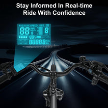 Load image into Gallery viewer, Electric Bike for Adults, 48V 500Wh EBike, UP to 60 Miles, Removable Battery, Fast-Charge, 26" Commuter Electric Bicycles, 7-Speed