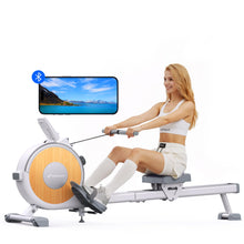 Load image into Gallery viewer, MERACH Rowing Machine with App (Manual-Adjust, Silent Version)