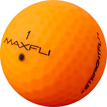 Load image into Gallery viewer, Maxfli StraightFli Matte Orange Golf Balls