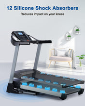 Load image into Gallery viewer, BORGUSI Treadmill with 15% Auto Incline - Blue