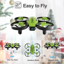 Load image into Gallery viewer, Mini Drone for Kids WiFi FPV Drone with Camera, RC Drone Gift Toy for Boys and Girls with Auto Hovering, Voice Control