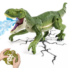 Load image into Gallery viewer, Remote Control Dinosaur Toys for Kids Ages 4-7 8-12 - Best Birthday Gifts for Boys 4 5 6 7 8 9 10 11 12 Year Old, RC Walking Dino