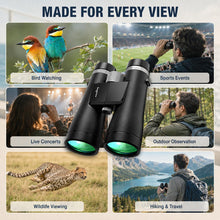 Load image into Gallery viewer, Sogries 12x50 Binoculars for Adults High Power Premium ED Glass Waterproof