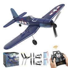 Load image into Gallery viewer, RC Planes for Adults, 4 Channel RTF F4U Corsair RC Airplanes Fighters with 6-Axis Gyro, 3 Flight Modes and One-Key Aerobatic