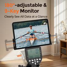 Load image into Gallery viewer, YOSUDA Water Rowing Machines with Bluetooth-Water Rowers - Black