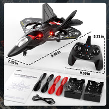 Load image into Gallery viewer, NIPLOOOW Foam Remote Control Airplanes Rc Planes for Kids 4-8, Remote Control Planes Fighter Jet