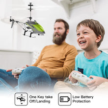 Load image into Gallery viewer, Remote Control Helicopter, SYMA S107H Mini RC Helicopter with Gyro, Altitude Hold, One Key Take Off/Landing for Adults Kids(Green)