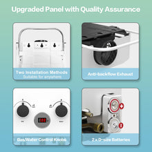 Load image into Gallery viewer, Propane Water Heater, 6L 1.58GPM 41000 BTU Portable Tankless Water Heater Outdoor, Gas Instant Hot with Handle Overheating Protection for RV Trips, Camping, Boat Cabins, Outdoor Shower, White