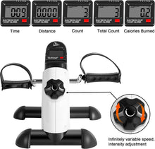 Load image into Gallery viewer, Mini Exercise Bike, Uten Under Desk Bike Pedal Exercise (White)