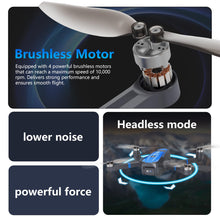 Load image into Gallery viewer, Brushless Motor Drone with 1080P Camera, FPV Drone for Adults, Optical Flow Positioning Headless Mode 90° Motorized Adjustable Lens, Blue
