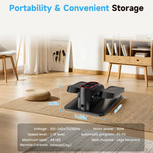 Load image into Gallery viewer, AXV Under Desk Elliptical Exercise Machine,Electric Ellipse Leg Exerciser As Seen On TV,Training Machines While Sitting for Seniors Home,Portable, Quiet, with Remote Control