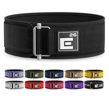 Load image into Gallery viewer, Element 26 Self-Locking Weight Lifting Belt - (M, Black)