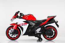 Load image into Gallery viewer, Kids Ride On Motorcycle Electric Motorcycle with Training Wheel 12V Electric Battery Powered (Red White)
